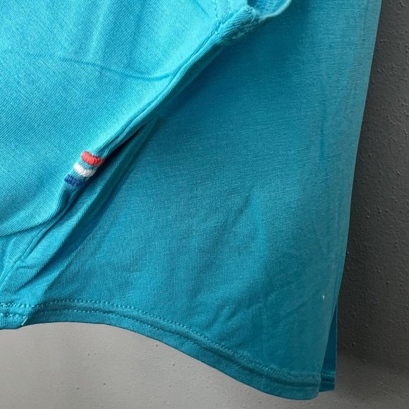 Four Laps FourLaps Curve Tank size L River Blue Loose Flowy Athletic NWT - Picture 2 of 6